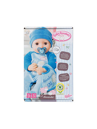 ZAPF CREATION | Baby Annabell Alexander 43cm | keine Farbe