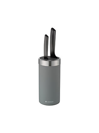 ZASSENHAUS | Messerblock Style 22,5cm Edelstahl Grau | schwarz