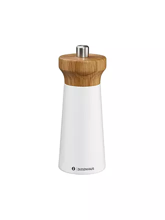 ZASSENHAUS | Pfeffermühle WESTERLAND 14cm Eiche / Weiss | weiss
