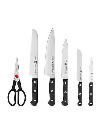 ZWILLING | Selbstschärfender Messerblock 7tlg Sharp Esche | schwarz