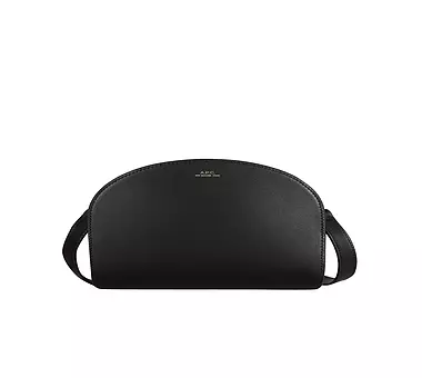 A.P.C. Ledertasche - Umhängetasche DEMI-LUNE
