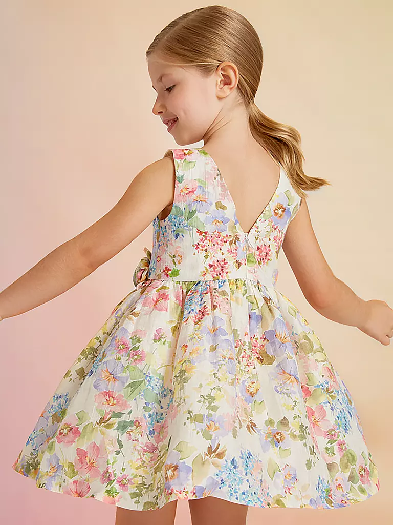 ABEL & LULA | Mädchen Leinenkleid | bunt