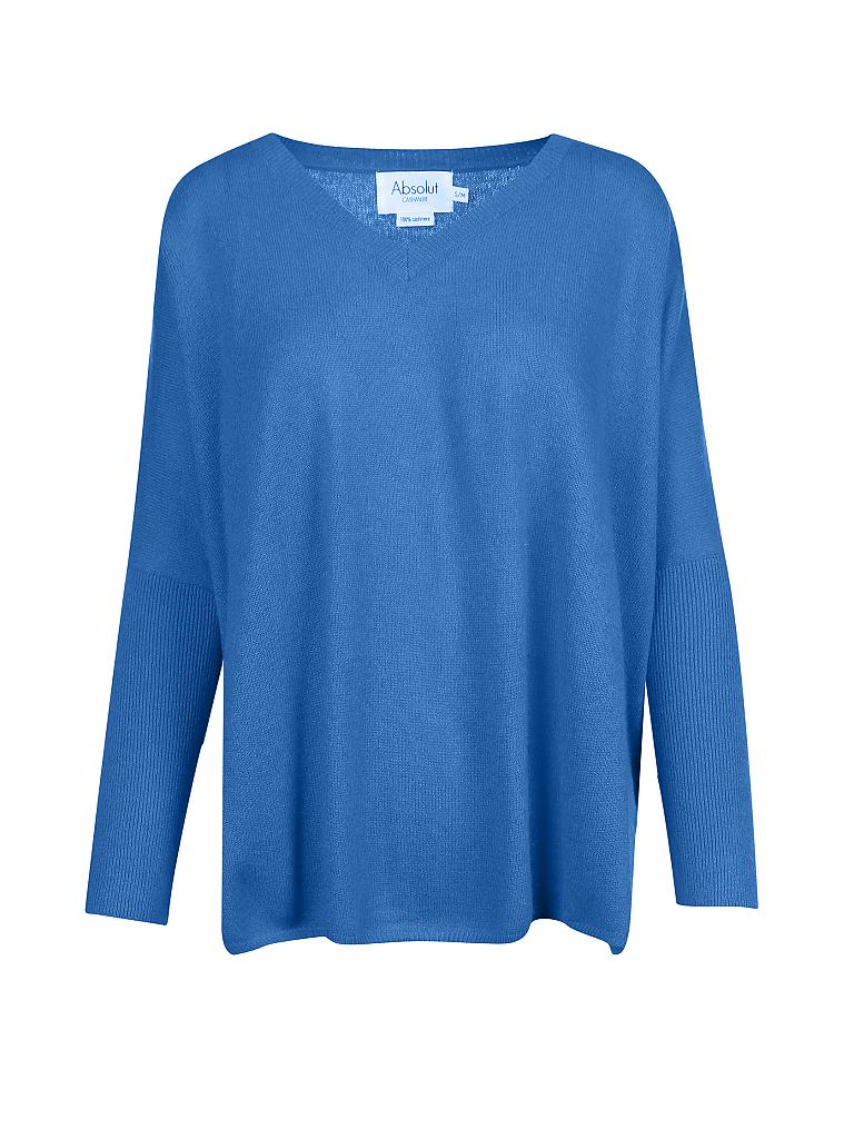 ABSOLUT | Kaschmir-Pullover Oversized-Fit | blau