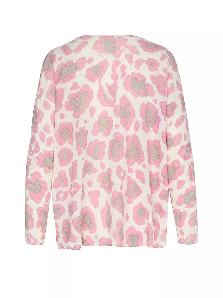 ABSOLUT | Kaschmirpullover CAMILLE PRINT | rosa