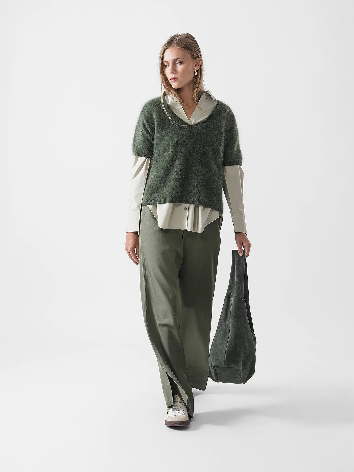 ABSOLUT | Kaschmirpullover NICOLETTA | olive