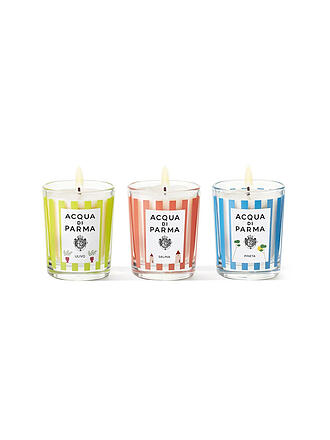 ACQUA DI PARMA | Geschenkset - Trio Kerzen Ulivo, Salina, Pineta Limited Edition 70g