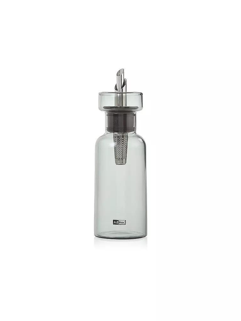 AD HOC | Essig- oder Ölspender AROMA POUR 120ml Grau/Glas/Edelstahl | hellgrau