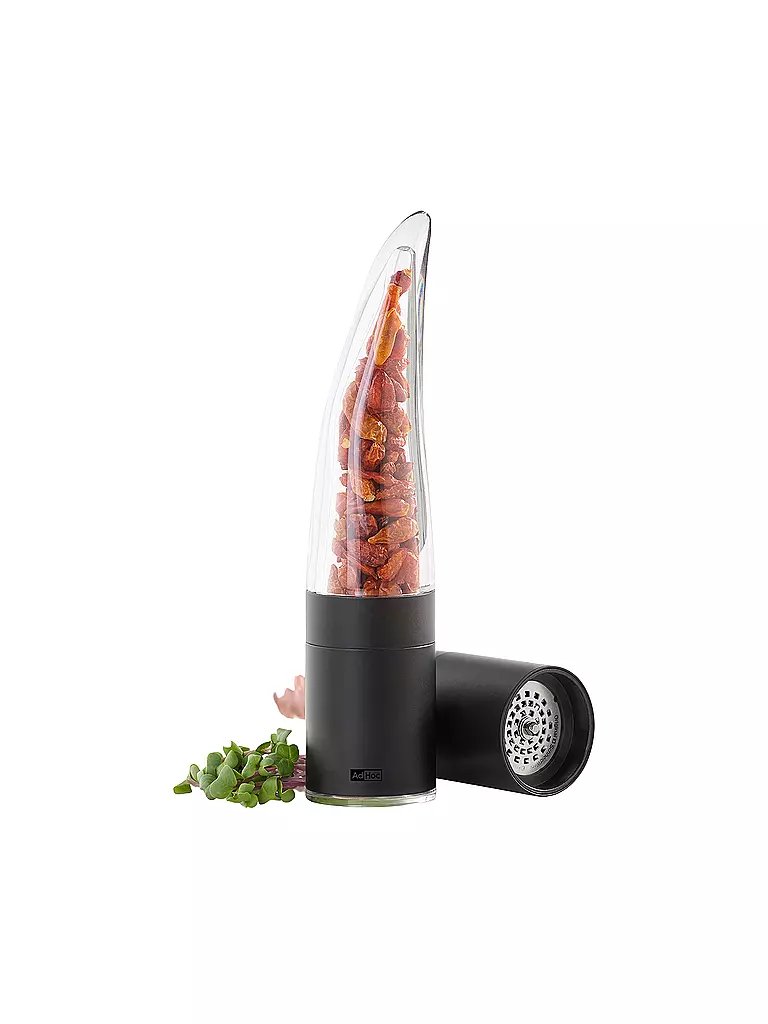 AD HOC | Geschenk Set Chilischneider 20,5cm Edelstahl Schwarz | schwarz