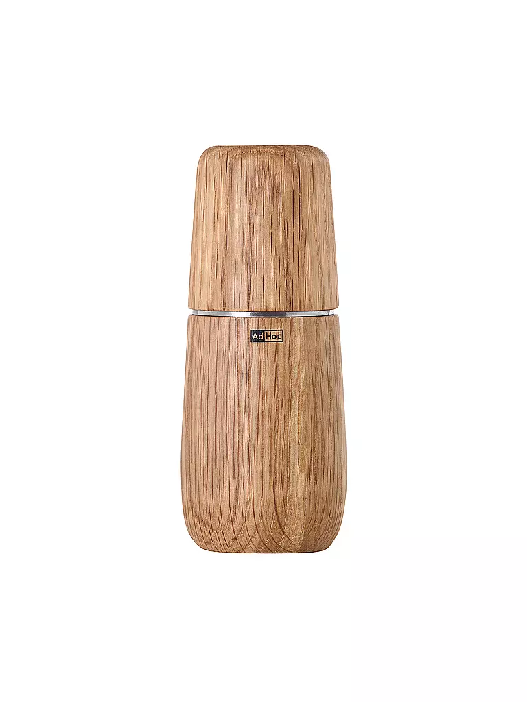 AD HOC | Pfeffer- oder Salzmühle YONO 15cm Eiche geölt | braun