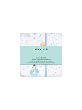 ADEN + ANAIS | Baumwoll Musselin Decke 112x112cm Space Explorers