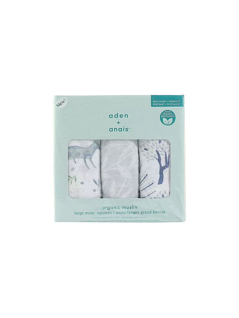 ADEN + ANAIS | Mulltuch 3er Pkg OUTDOORS  | weiss
