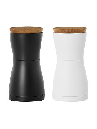 ADHOC | Set Salz- und Pfeffermühle 13,3cm TWIN black/white