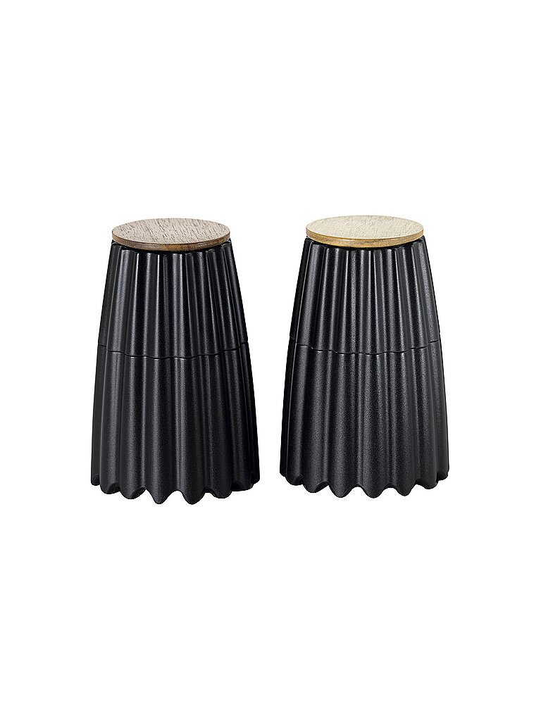 ADHOC Magnetische Doppel- und Einzelmühle MagTwo 19,5cm schwarz