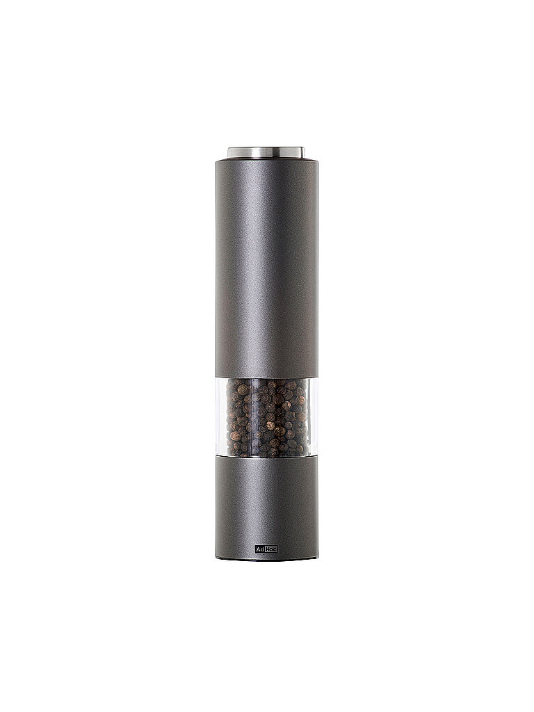 ADHOC Elektrische Salz- oder Pfeffermühle 21,5cm dunkelgrau grau