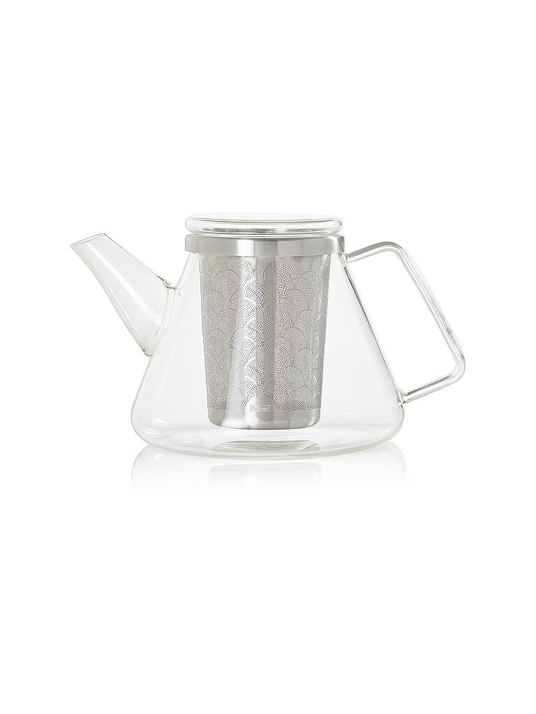 ADHOC Teekanne Fusion 1L Glas/Edelstahl