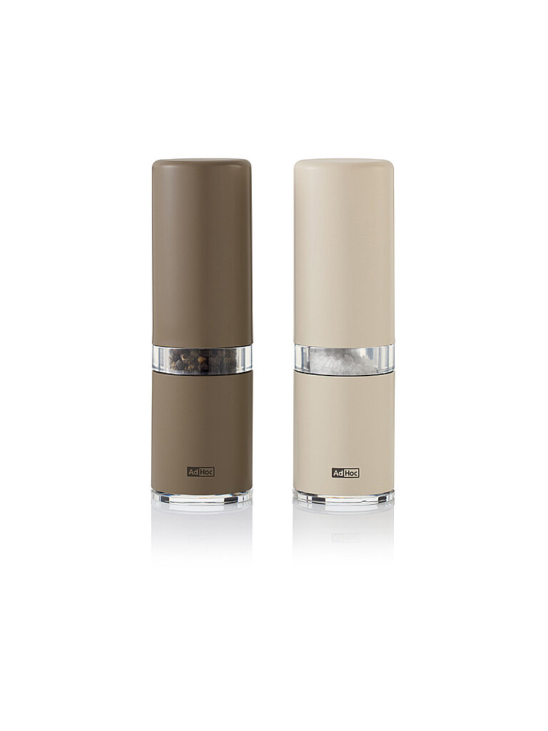 ADHOC Mühlen Set STYLE 2tlg 14,8cm Dark & Light Beige beige