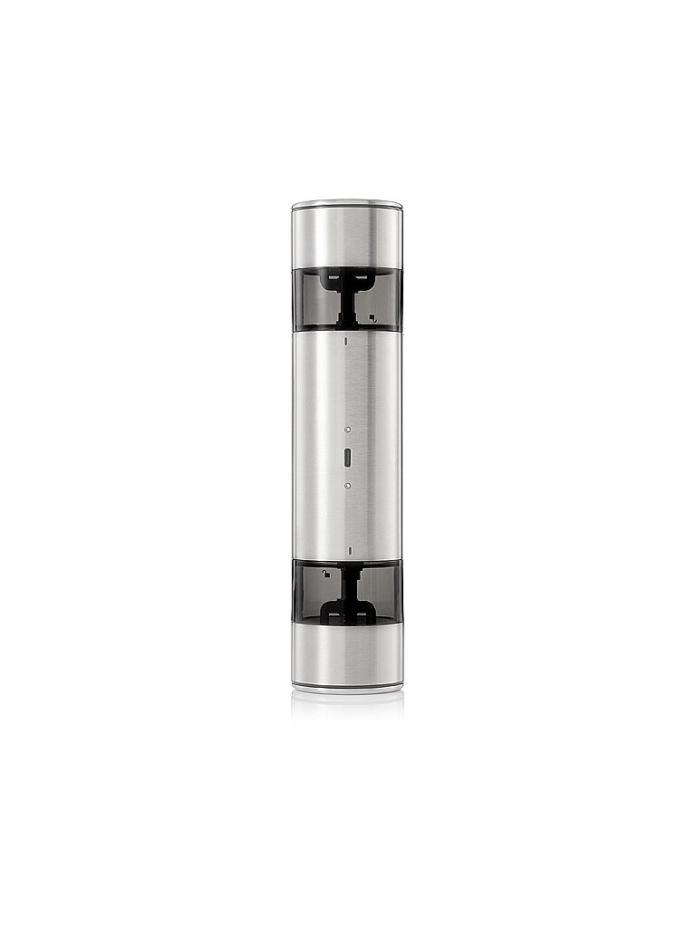 ADHOC Doppelmühle DUO 23,5cm Edelstahl silber