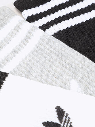 ADIDAS ORIGINALS | Socken 3er Pkg. white / medium grey heather / black
