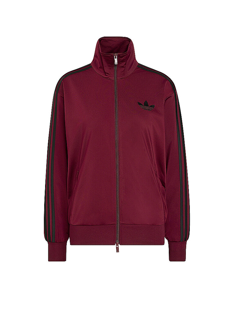 ADIDAS ORIGINALS Sweatjacke Loose Fit FIREBIRD dunkelrot | XS