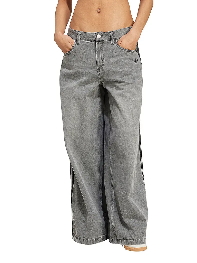 ADIDAS ORIGINALS | Jeans Wide Leg DENIM | grau