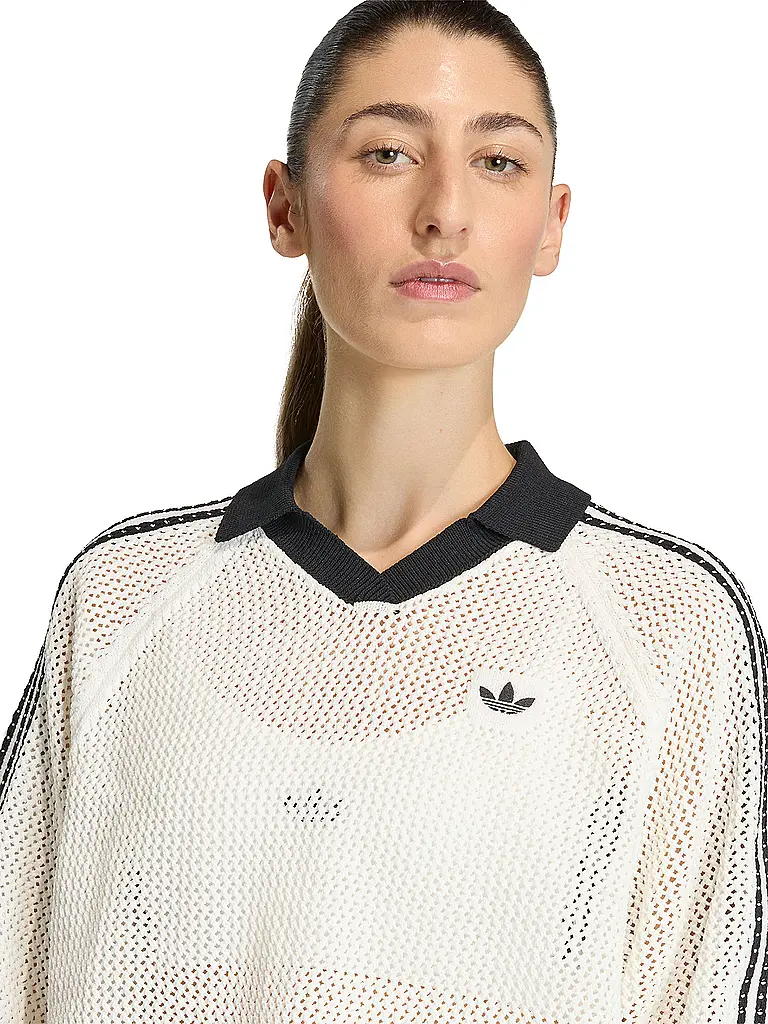 ADIDAS ORIGINALS | Poloshirt CROCHET | Weiss