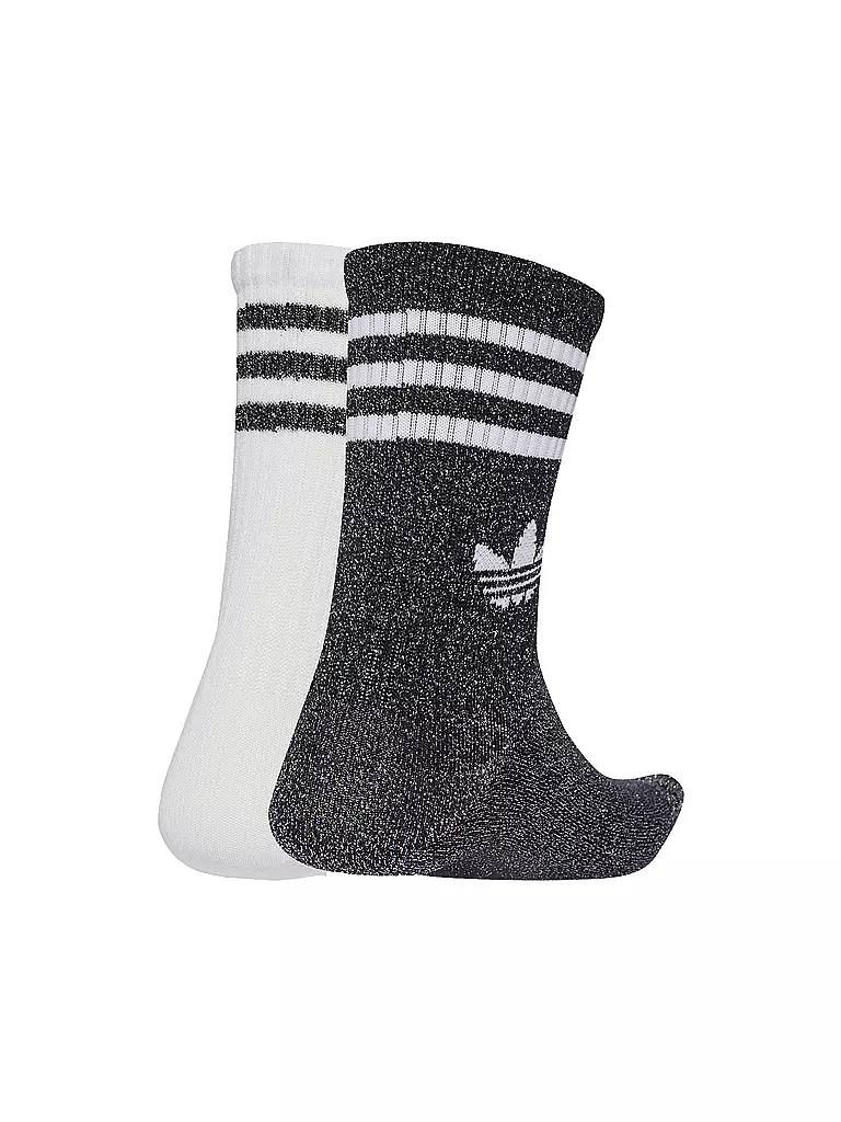ADIDAS ORIGINALS | Socken 3S GLITTER CR 2 2-er Pkg. black | schwarz