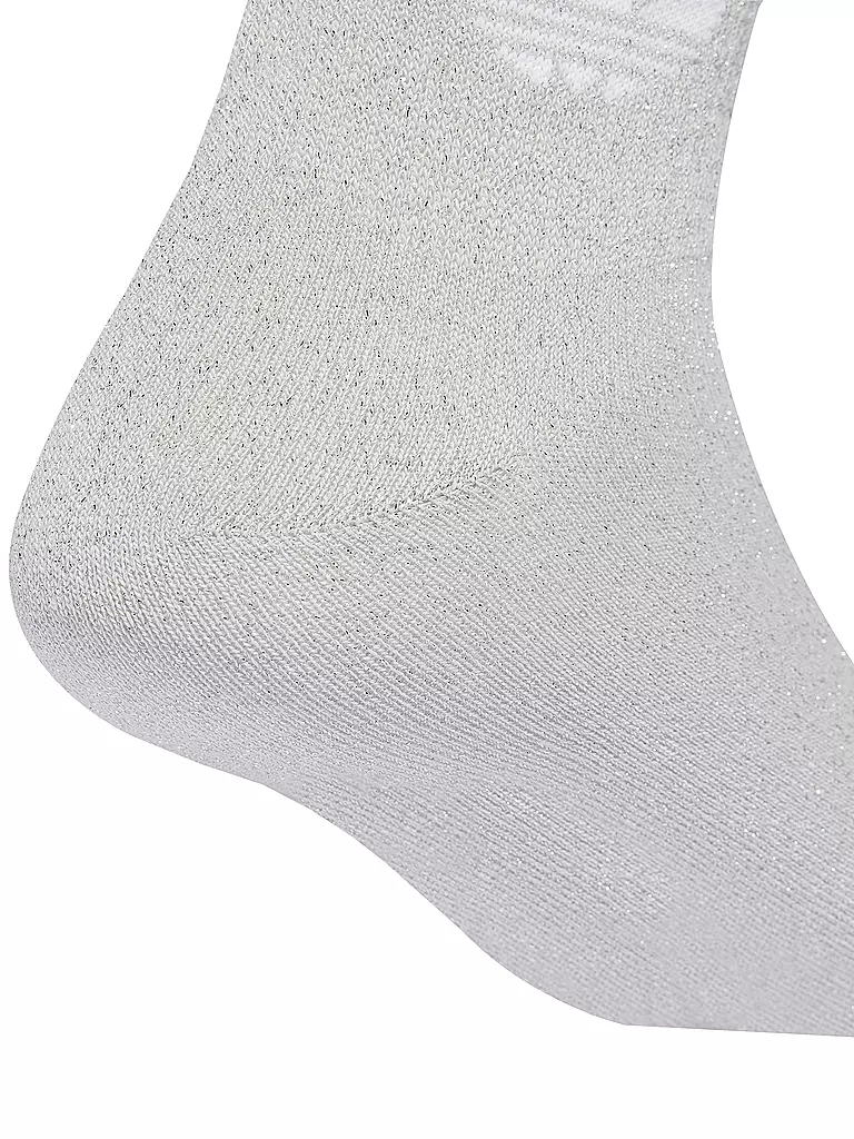 ADIDAS ORIGINALS | Socken 3S GLITTER CR 2 2-er Pkg. white | silber
