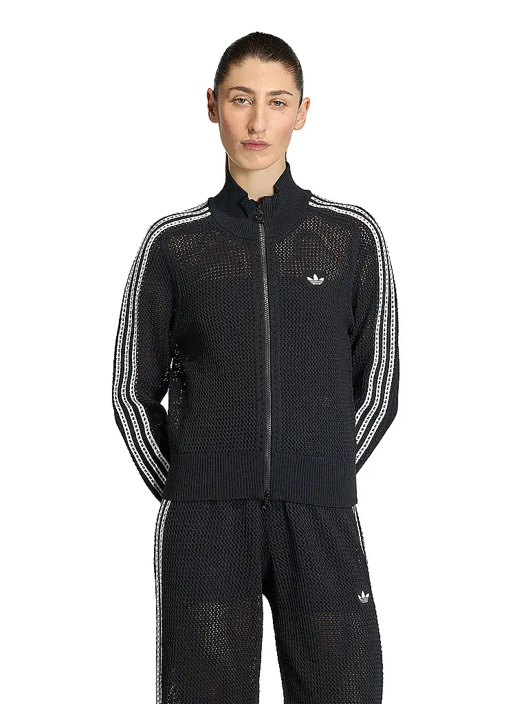 ADIDAS ORIGINALS | Sweatjacke CROCHET TT | Schwarz