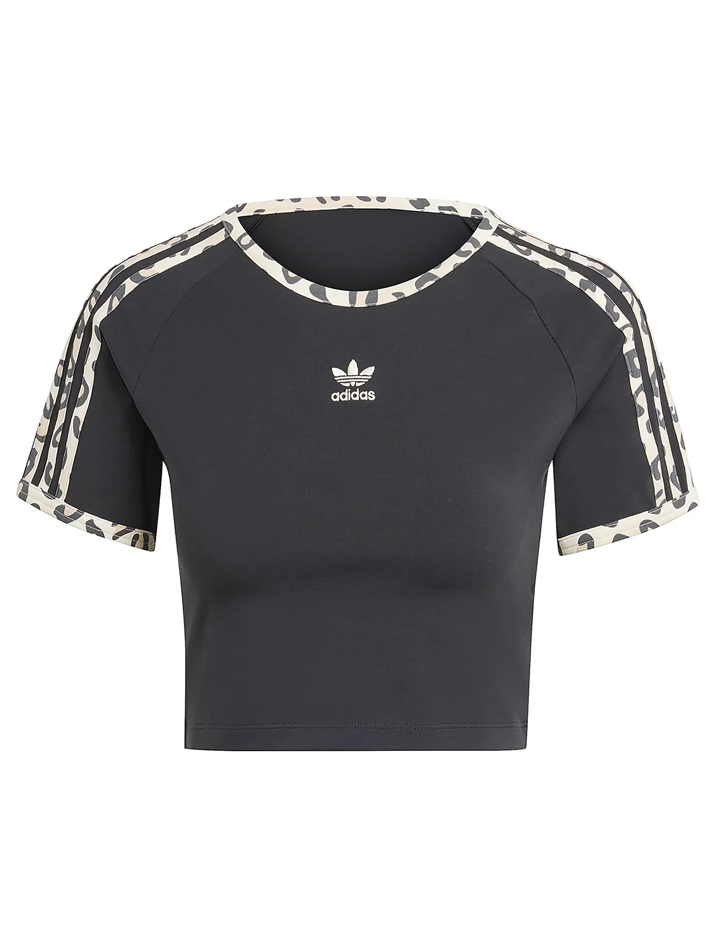 ADIDAS ORIGINALS | T-Shirt Cropped Fit | schwarz