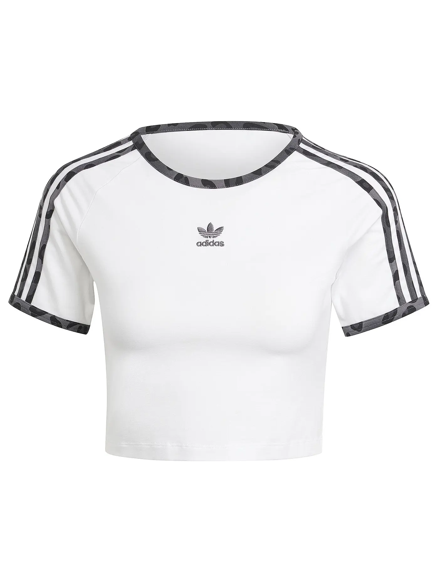 ADIDAS ORIGINALS | T-Shirt Cropped Fit | weiss
