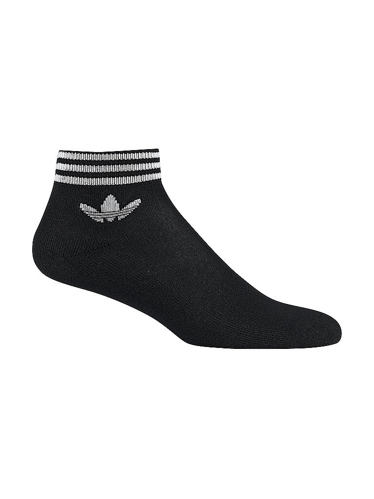 ADIDAS | Damen Knöchelsocken 3er Pkg Trefoil Ankle | schwarz