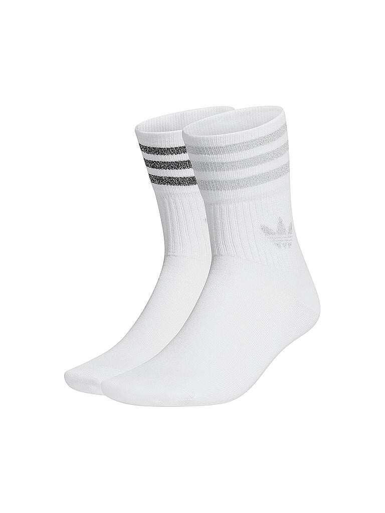 ADIDAS | Damen Socken 2er Pkg Mid Cut | weiß