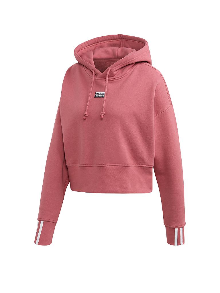 ADIDAS | Kapuzensweater - Hoodie Cropped-Fit  | rosa