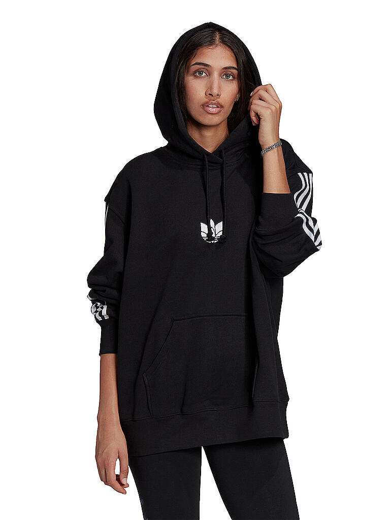 ADIDAS | Kapuzensweater - Hoodie Oversized Fit  | schwarz