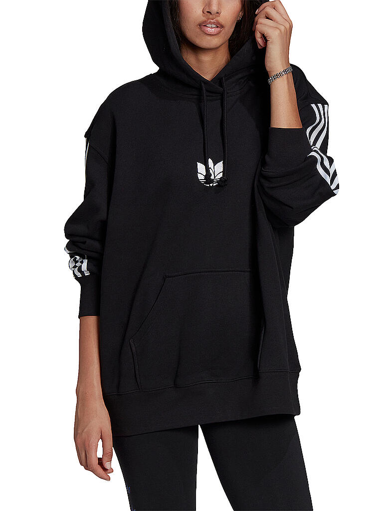 ADIDAS | Kapuzensweater - Hoodie Oversized Fit  | schwarz