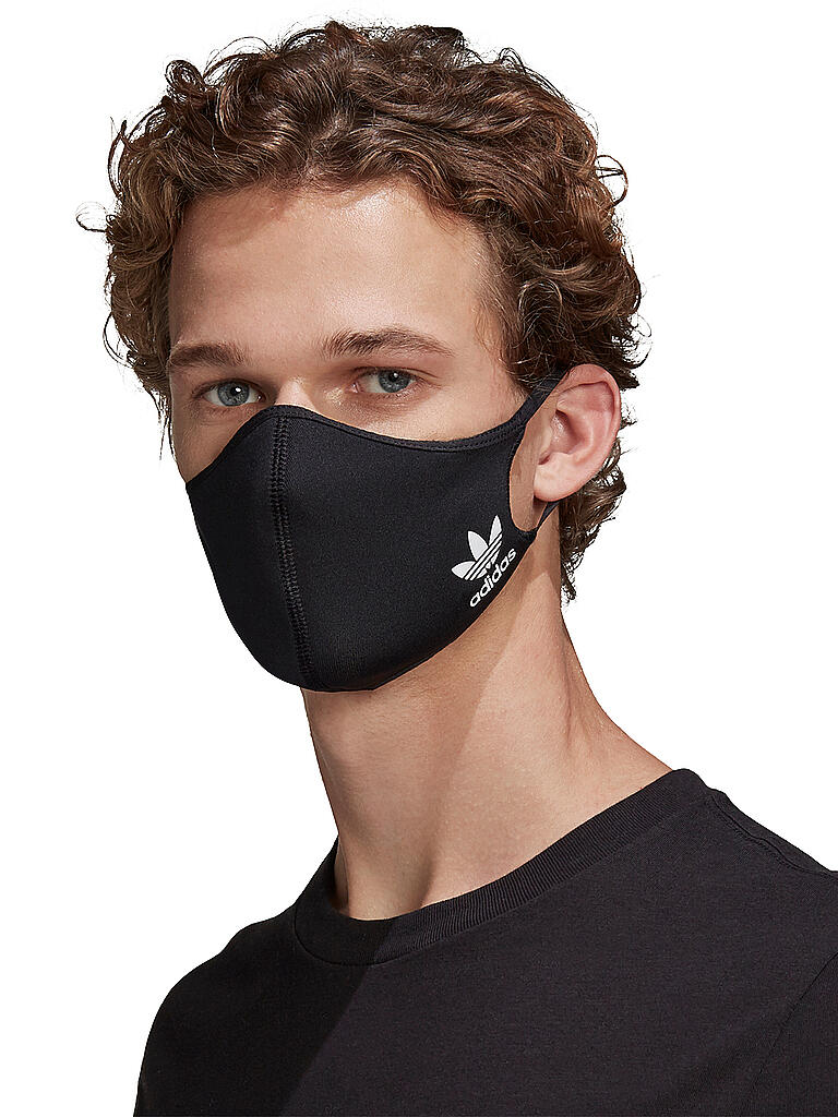 ADIDAS | Mund-Nasen-Maske 3er Pkg. | schwarz