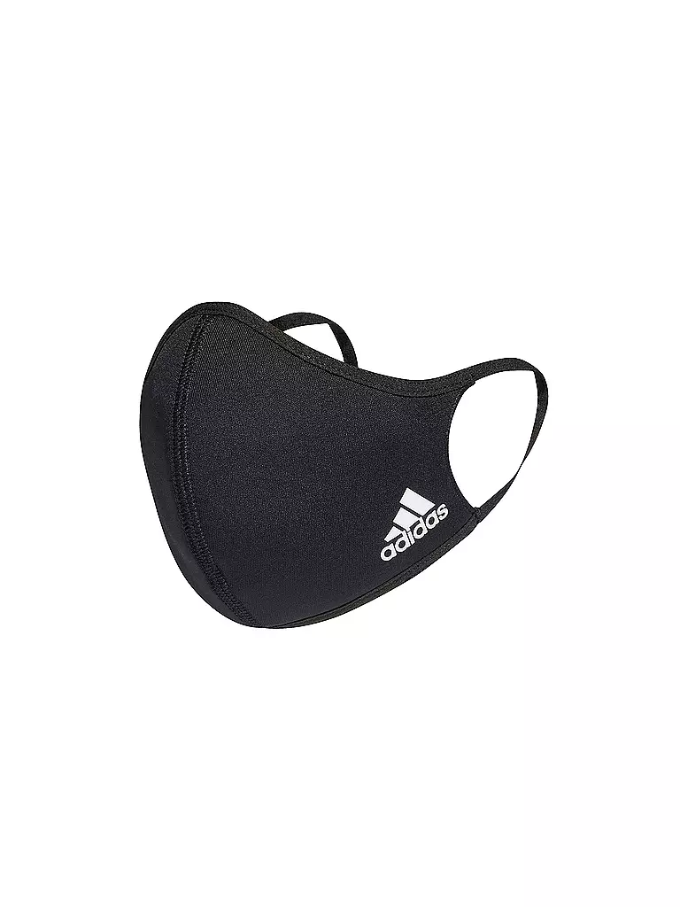 ADIDAS | Mund-Nasen-Maske Face Cover XS/S 3er-Pack | schwarz