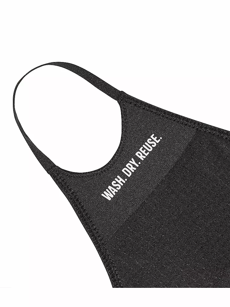 ADIDAS | Mund-Nasen-Maske Face Cover XS/S 3er-Pack | schwarz