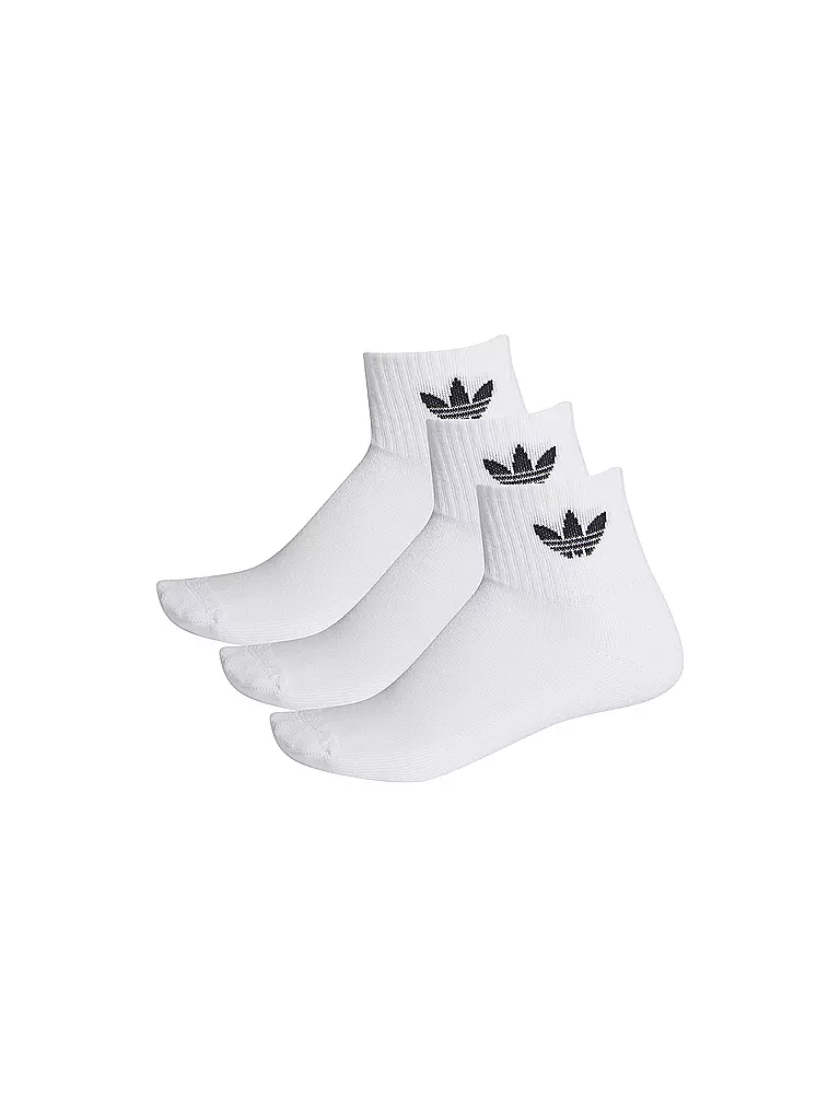 ADIDAS | Sneaker Socken 3-er Pkg. white | weiss