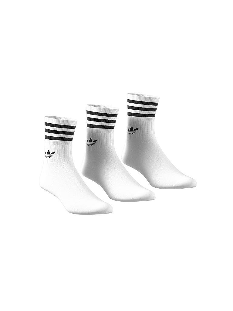 ADIDAS | Socken 3-er Pkg. "Mid Cut" | weiß