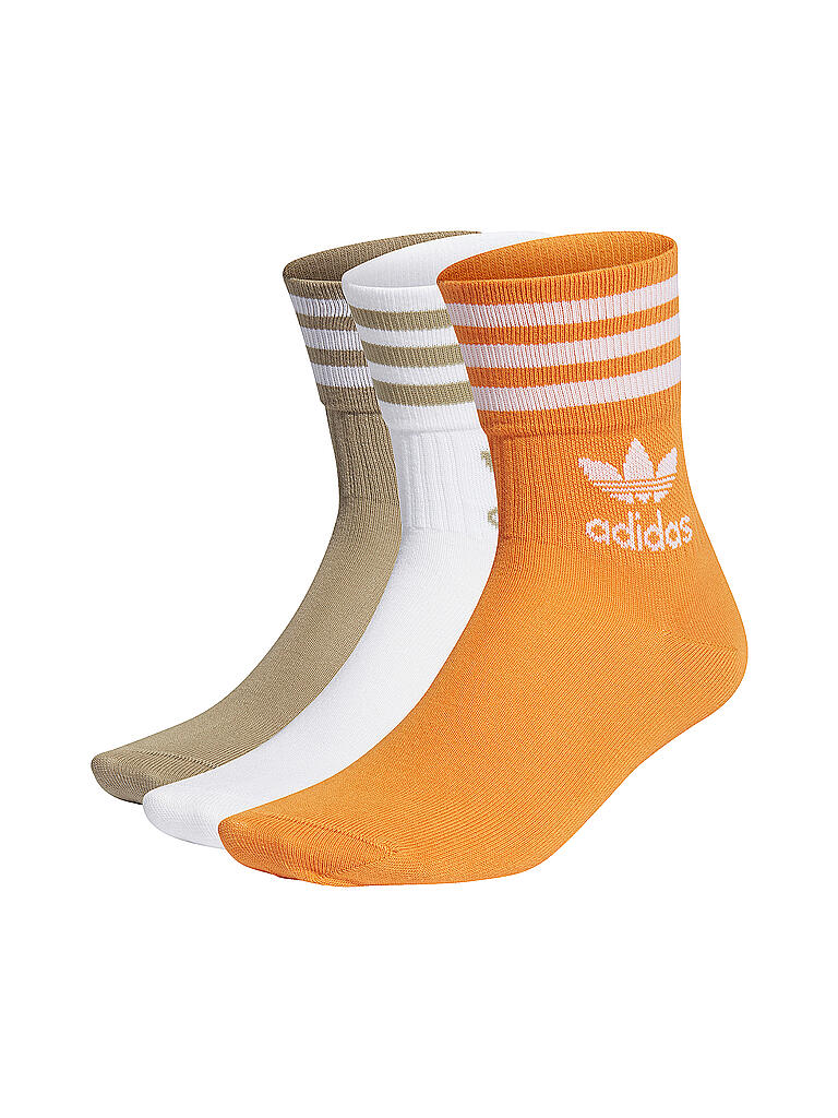 ADIDAS | Socken 3-er Pkg. white orange | bunt