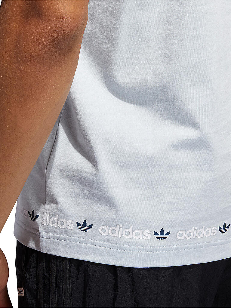 ADIDAS | T-Shirt LINEAR REPEAT | blau