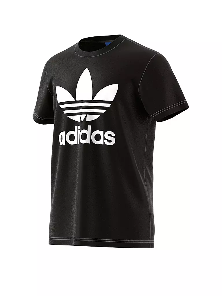 ADIDAS | T-Shirt TREFOIL | schwarz