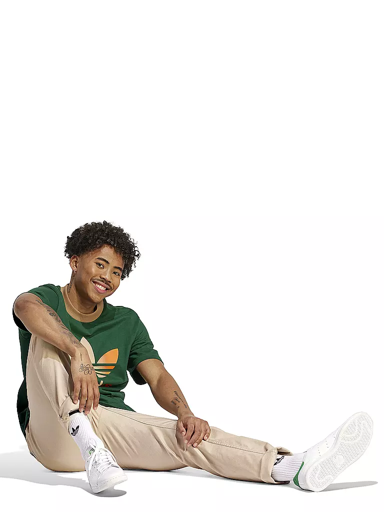 ADIDAS | T-Shirt TREFOIL | dunkelgrün