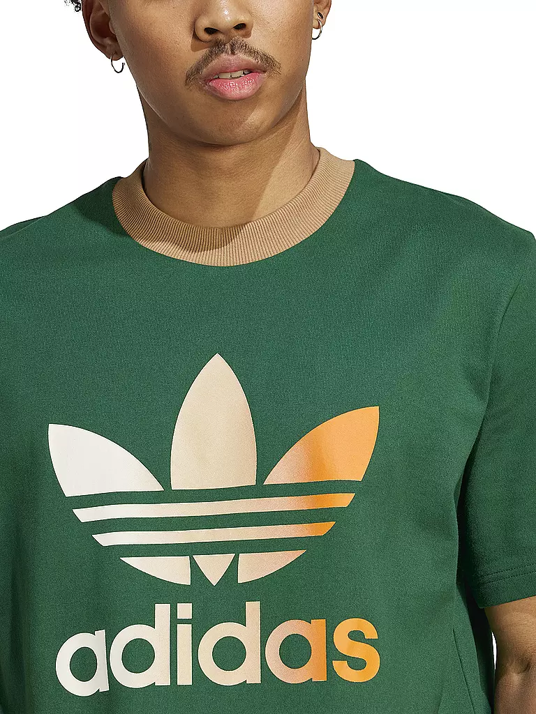 ADIDAS | T-Shirt TREFOIL | dunkelgrün