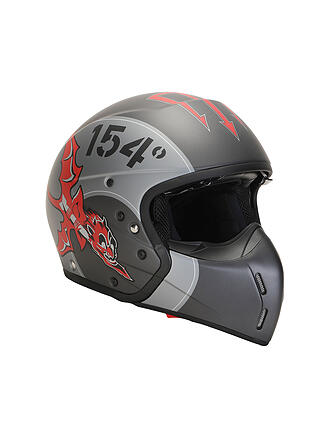 AERONAUTICA MILITARE | Motorradhelm aus Carbon Grigio Scuro