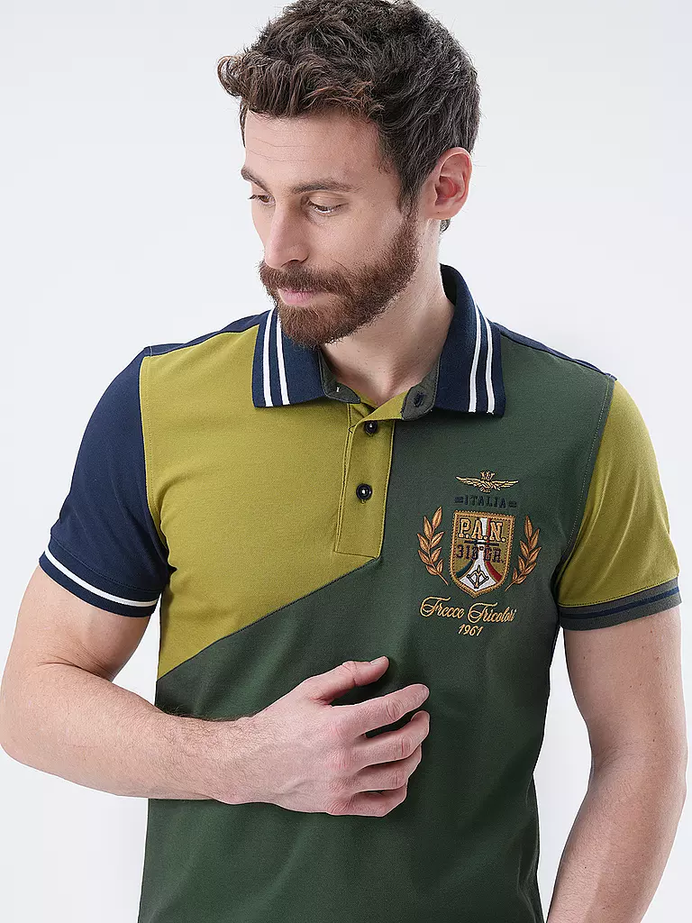 AERONAUTICA MILITARE | Poloshirt | dunkelgrün