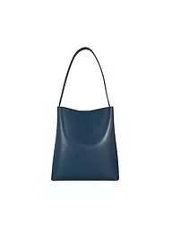 AESTHER EKME | Ledertasche - Bucket Bag DEMI LUNE | blau