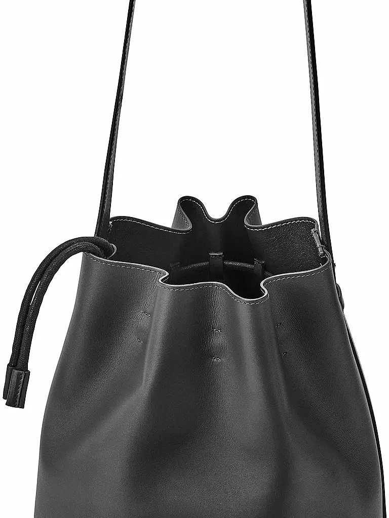 AESTHER EKME | Ledertasche - Bucket Bag Marin | schwarz