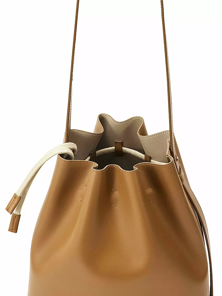 AESTHER EKME | Ledertasche - Bucket Bag Marin | braun